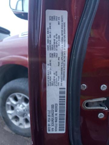 3C6UR5FJ5NG221303 - 2022 RAM 2500 LARAMIE RED photo 12