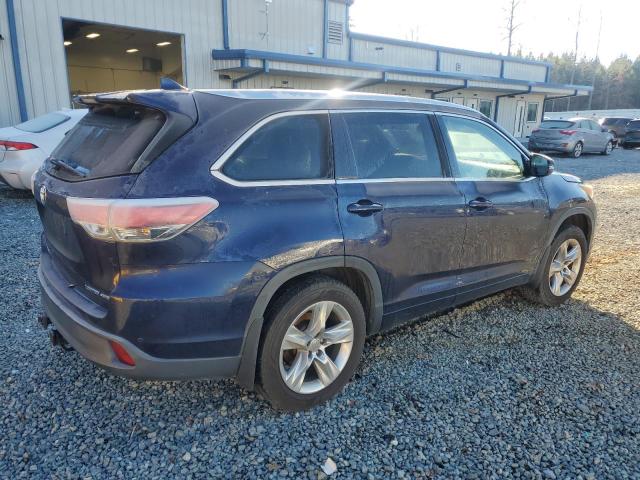 5TDDKRFH0FS097011 - 2015 TOYOTA HIGHLANDER LIMITED BLUE photo 3