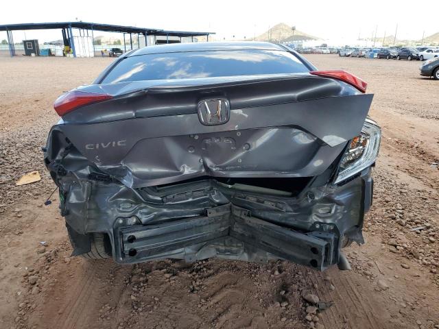 19XFC2F67KE211716 - 2019 HONDA CIVIC LX GRAY photo 6