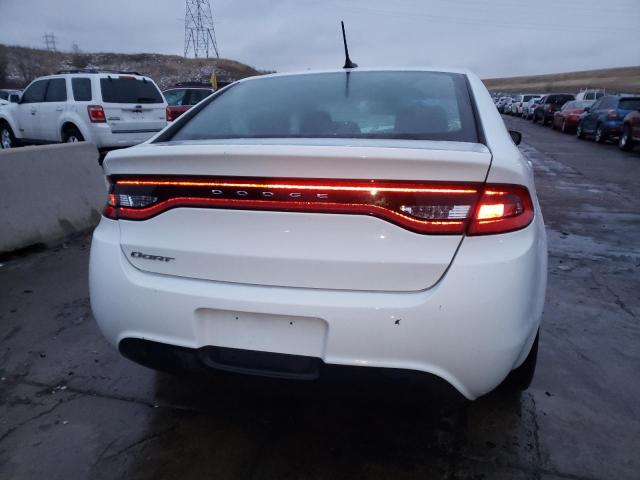 1C3CDFAA1FD391757 - 2015 DODGE DART SE WHITE photo 6