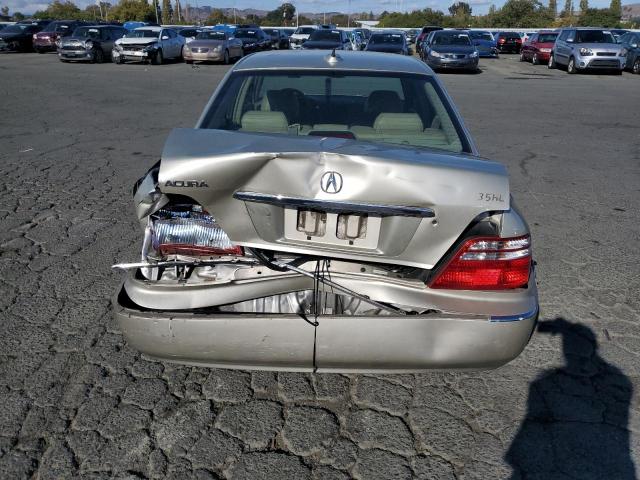 JH4KA96664C007267 - 2004 ACURA 3.5RL ოქროსფერი ფოტო 6