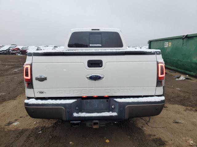 1FT8W3DT6FEB52531 - 2015 FORD F350 SUPER DUTY WHITE photo 6