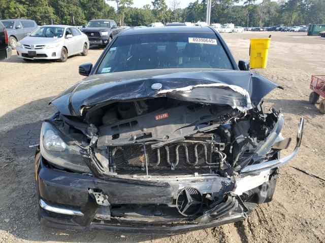 WDDGF8BB9CA674663 - 2012 MERCEDES-BENZ C 300 4MATIC BLACK photo 5
