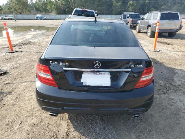WDDGF8BB9CA674663 - 2012 MERCEDES-BENZ C 300 4MATIC BLACK photo 6