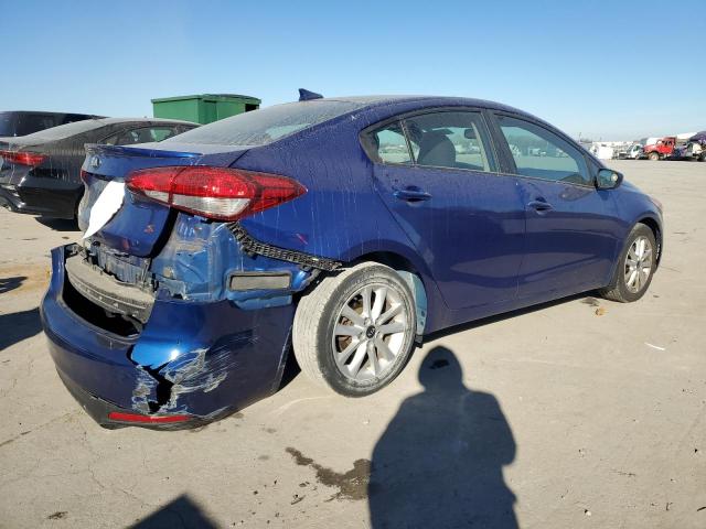 3KPFL4A71HE047738 - 2017 KIA FORTE LX BLUE photo 3