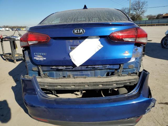 3KPFL4A71HE047738 - 2017 KIA FORTE LX BLUE photo 6