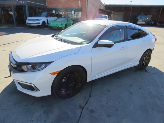 2HGFC2F63LH552893 - 2020 HONDA CIVIC LX WHITE photo 2