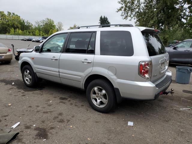 2HKYF18577H531684 - 2007 HONDA PILOT EXL SILVER photo 2