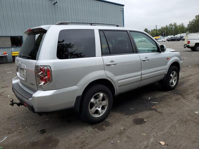 2HKYF18577H531684 - 2007 HONDA PILOT EXL SILVER photo 3
