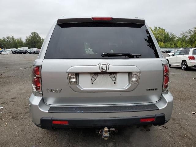 2HKYF18577H531684 - 2007 HONDA PILOT EXL SILVER photo 6