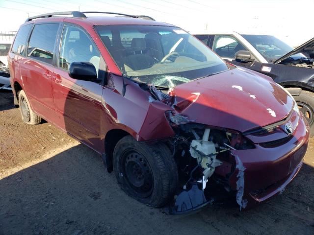 5TDZA23C56S483304 - 2006 TOYOTA SIENNA CE RED photo 4