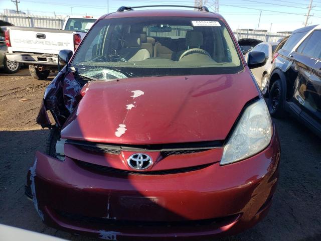 5TDZA23C56S483304 - 2006 TOYOTA SIENNA CE RED photo 5