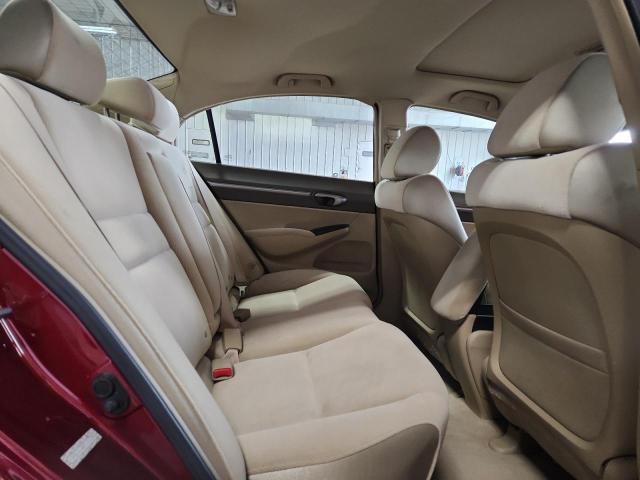 1HGFA16887L006262 - 2007 HONDA CIVIC EX RED photo 10
