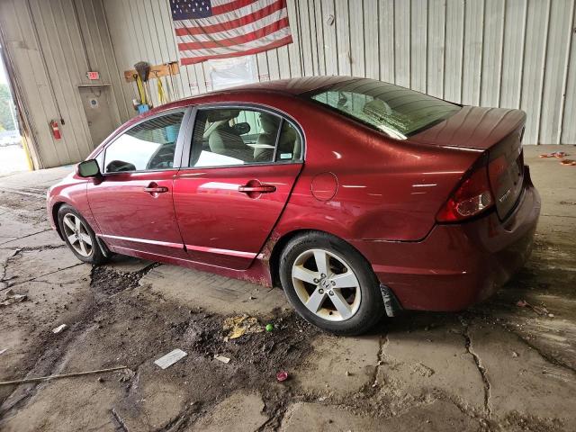 1HGFA16887L006262 - 2007 HONDA CIVIC EX RED photo 2