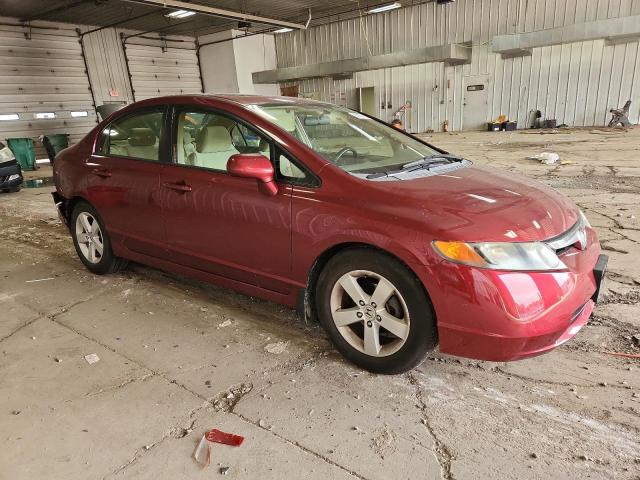 1HGFA16887L006262 - 2007 HONDA CIVIC EX RED photo 4