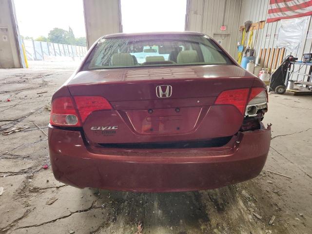 1HGFA16887L006262 - 2007 HONDA CIVIC EX RED photo 6