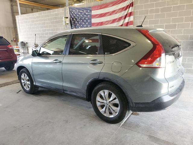 JHLRM4H74CC013845 - 2012 HONDA CR-V EXL GREEN photo 2