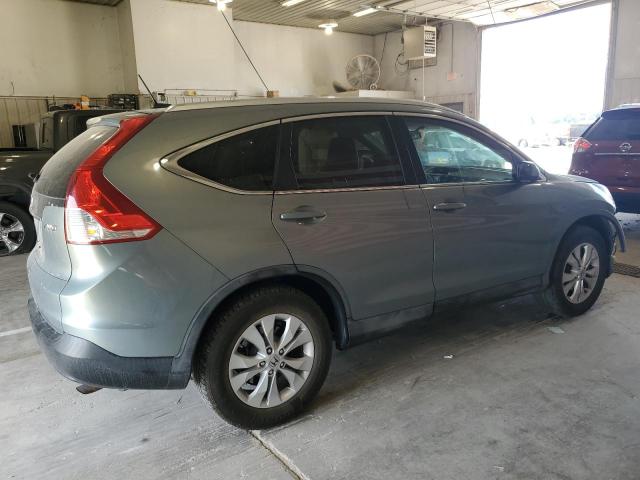 JHLRM4H74CC013845 - 2012 HONDA CR-V EXL GREEN photo 3