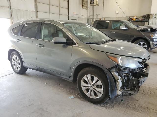 JHLRM4H74CC013845 - 2012 HONDA CR-V EXL GREEN photo 4