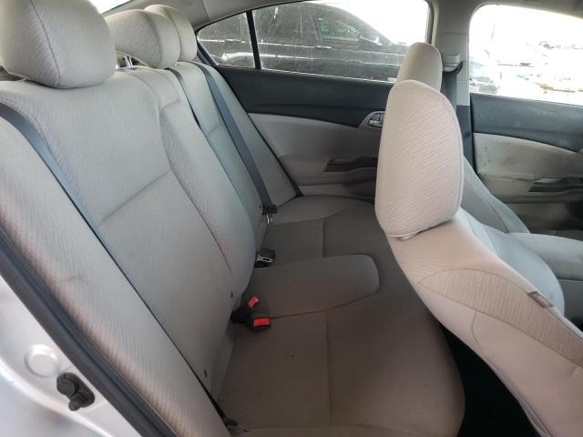 19XFB2F55DE253654 - 2013 HONDA CIVIC LX SILVER photo 10