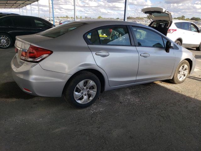 19XFB2F55DE253654 - 2013 HONDA CIVIC LX SILVER photo 3