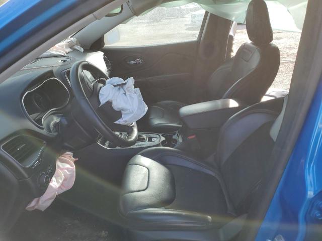 1C4PJMBX6KD105375 - 2019 JEEP CHEROKEE TRAILHAWK BLUE photo 7