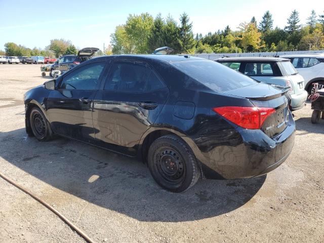 2T1BURHE4JC112857 - 2018 TOYOTA COROLLA L BLACK photo 2