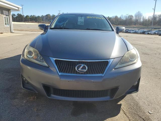 JTHBF5C20C2102309 - 2012 LEXUS IS 250 GRAY photo 5