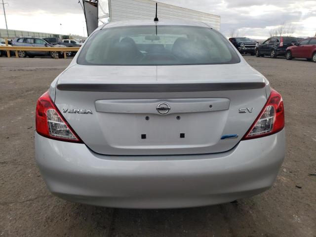 3N1CN7AP9CL889779 - 2012 NISSAN VERSA S SILVER photo 6