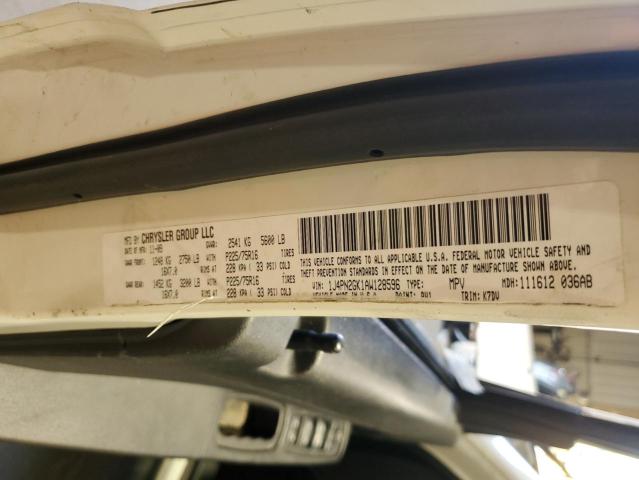 1J4PN2GK1AW128596 - 2010 JEEP LIBERTY SPORT 白色 照片 13