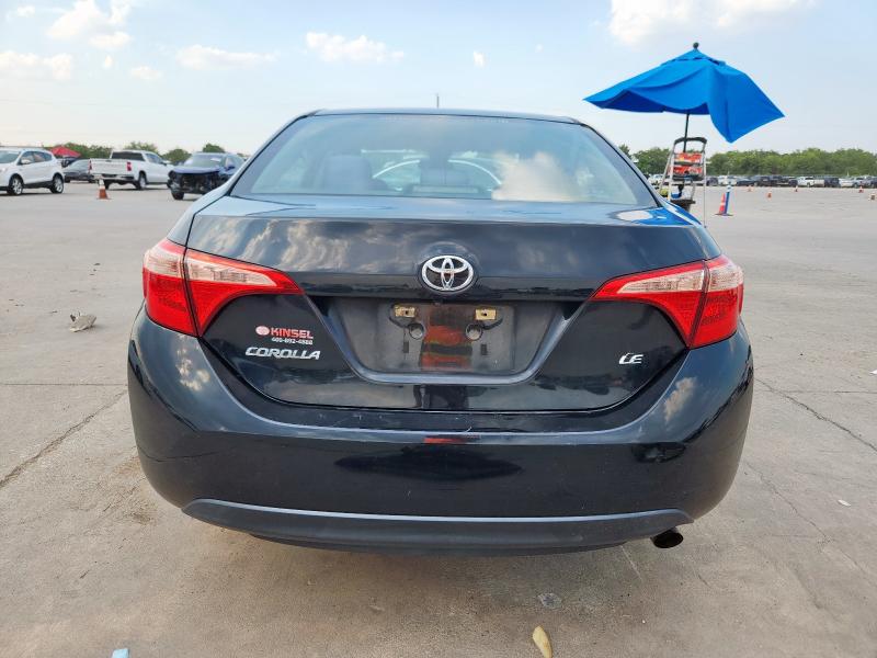 5YFBURHE3JP770671 - 2018 TOYOTA COROLLA L BLACK photo 6