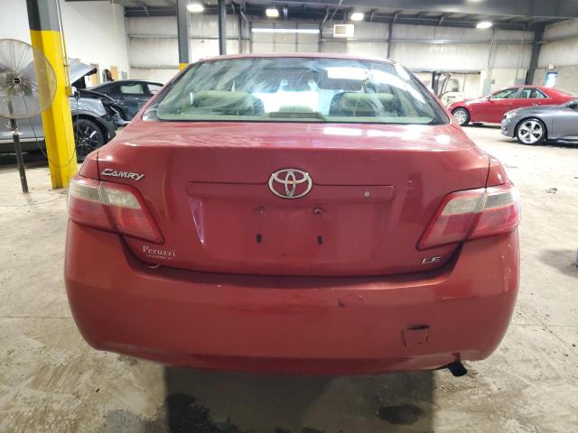 4T1BE46KX7U006493 - 2007 TOYOTA CAMRY CE Qırmızı foto 6