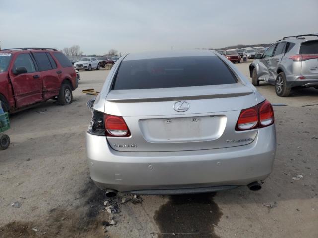 JTHBC96S975001009 - 2007 LEXUS GS 450H SILVER photo 6