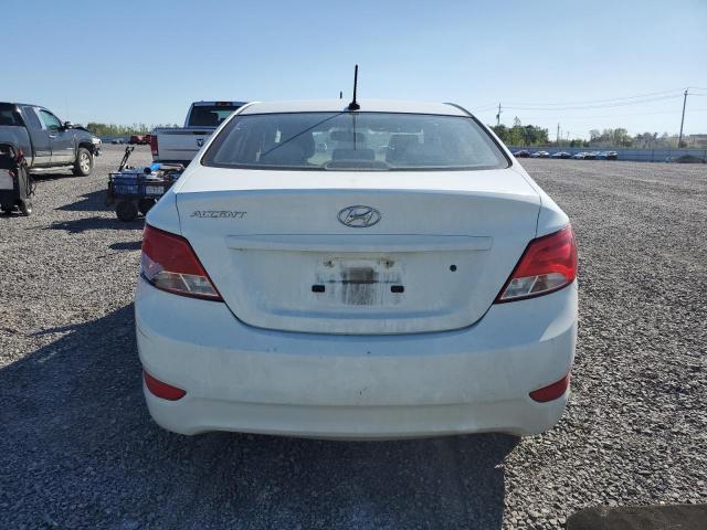 KMHCT4AEXGU953710 - 2016 HYUNDAI ACCENT SE WHITE photo 6
