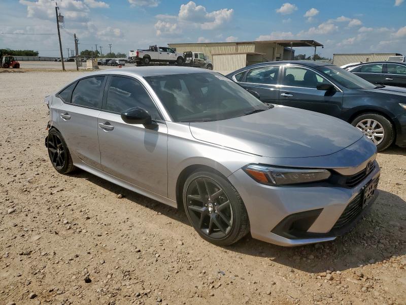 2HGFE2F52NH549990 - 2022 HONDA CIVIC SPORT SILVER photo 4