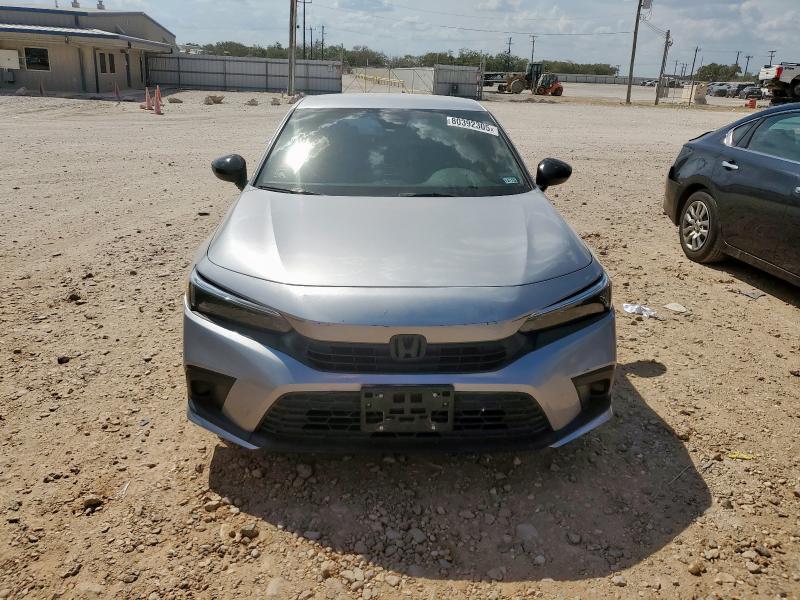 2HGFE2F52NH549990 - 2022 HONDA CIVIC SPORT SILVER photo 5