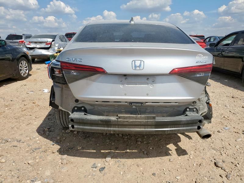 2HGFE2F52NH549990 - 2022 HONDA CIVIC SPORT SILVER photo 6