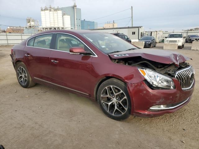 1G4G45G37GF176207 - 2016 BUICK LACROSSE SPORT TOURING BURGUNDY photo 4