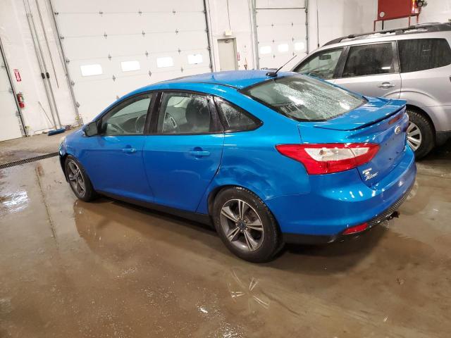 1FADP3F21EL426668 - 2014 FORD FOCUS SE BLUE photo 2