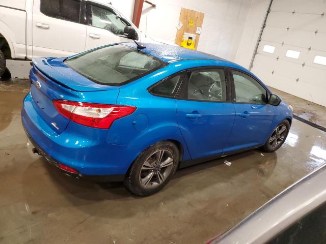 1FADP3F21EL426668 - 2014 FORD FOCUS SE BLUE photo 3