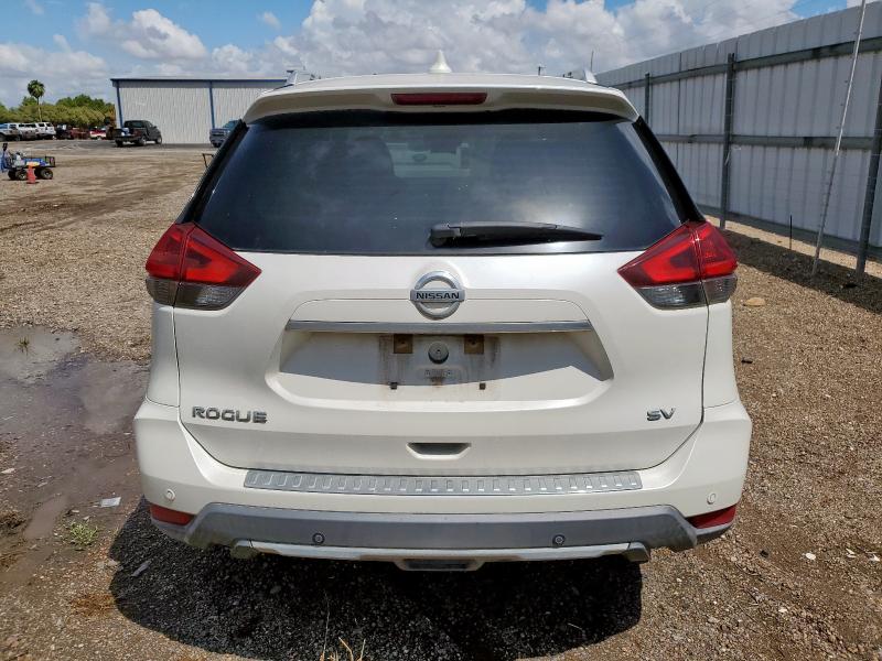 KNMAT2MT7KP552343 - 2019 NISSAN ROGUE S WHITE photo 6