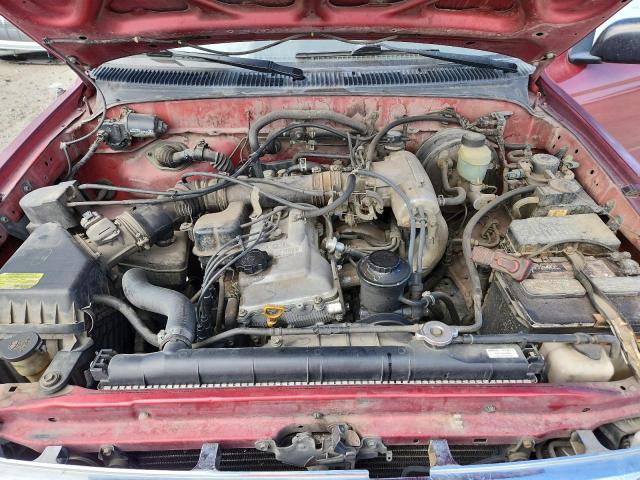 4TASM92N6XZ446746 - 1999 TOYOTA TACOMA XTRACAB PRERUNNER Темно-червоний фото 11