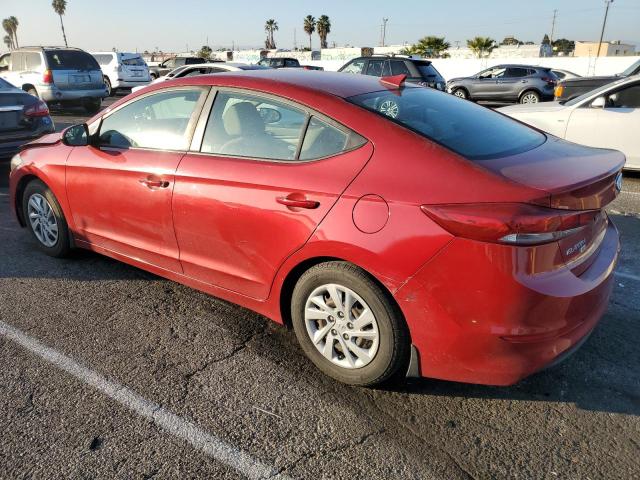 KMHD74LF3HU426723 - 2017 HYUNDAI ELANTRA SE RED photo 2