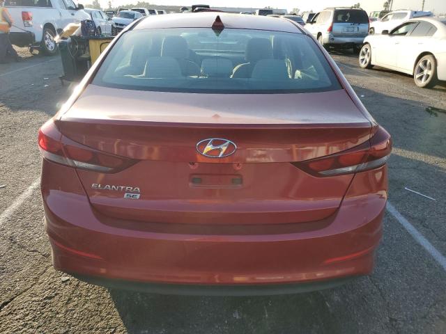 KMHD74LF3HU426723 - 2017 HYUNDAI ELANTRA SE RED photo 6