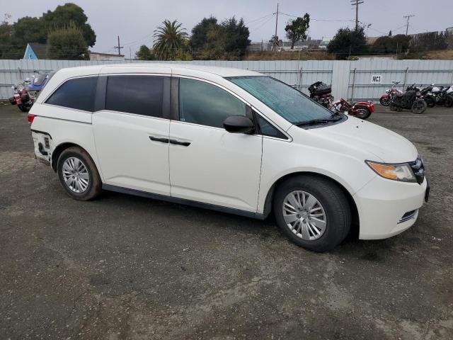 5FNRL5H24FB096484 - 2015 HONDA ODYSSEY LX WHITE photo 4