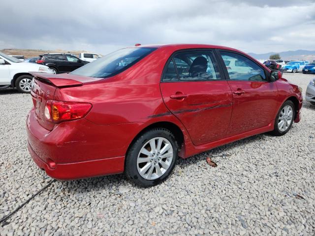 1NXBU4EE3AZ270029 - 2010 TOYOTA COROLLA BASE RED photo 3