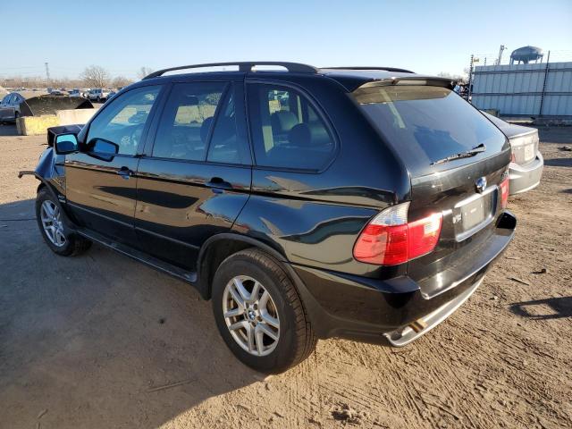 5UXFA13535LY04673 - 2005 BMW X5 3.0I BLACK photo 2