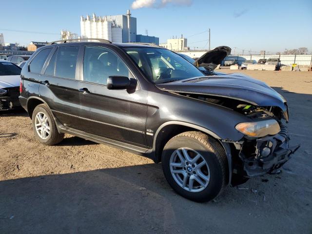 5UXFA13535LY04673 - 2005 BMW X5 3.0I BLACK photo 4