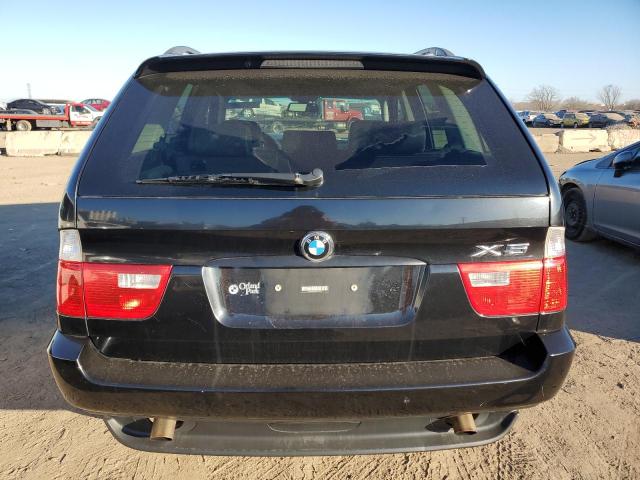 5UXFA13535LY04673 - 2005 BMW X5 3.0I BLACK photo 6