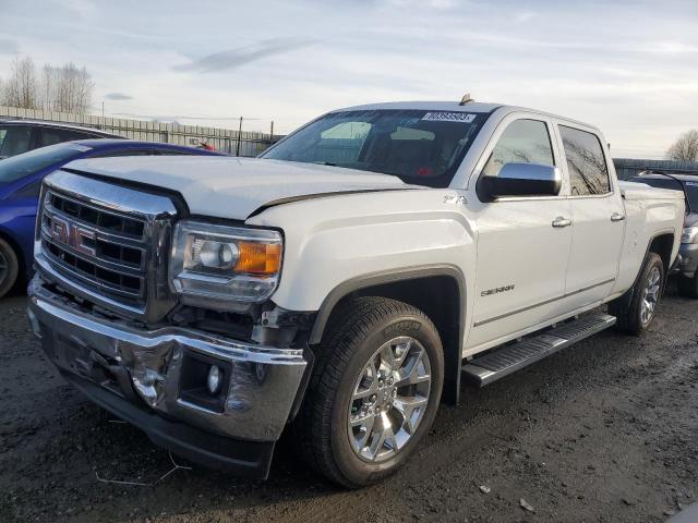 3GTU2VEC9EG400296 - 2014 GMC SIERRA K1500 SLT WHITE photo 1